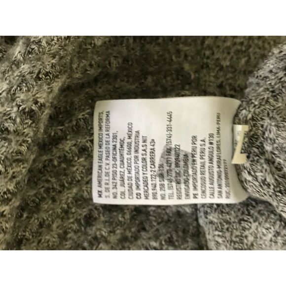 American Eagle Outfitters Womens M Gray Sweater Pullover Knit Crew Neck - Picture 7 of 10